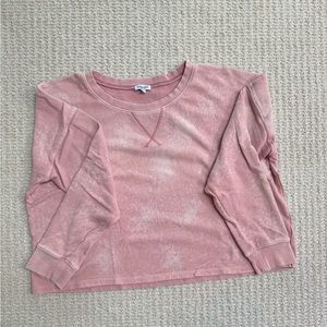 Splendid Boxy Cropped Sweatshirt